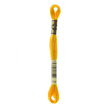 DMC 728 Topaz - 6 Strand Embroidery Floss