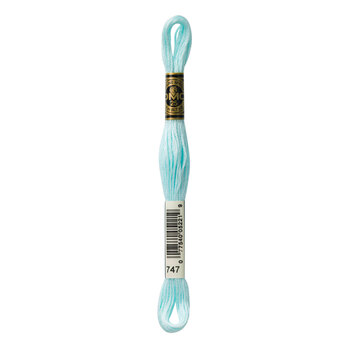 DMC 747 Very Light Sky Blue - 6 Strand Embroidery Floss, Image