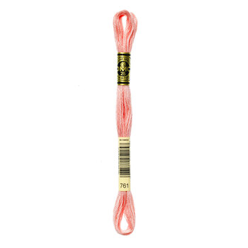 DMC 761 Light Salmon - 6 Strand Embroidery Floss, Image