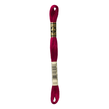 DMC 777 Very Dark Raspberry - 6 Strand Embroidery Floss, Image