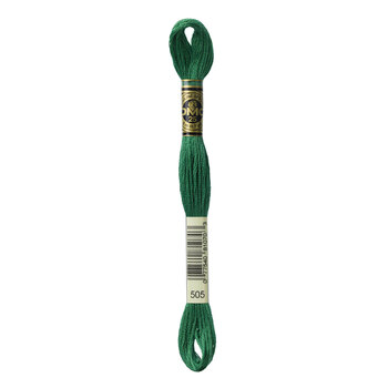 DMC 505 Jade Green - 6 Strand Embroidery Floss, Image