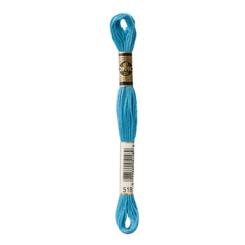 DMC 518 Light Wedgewood - 6 Strand Embroidery Floss