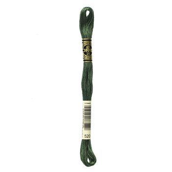 DMC 520 Dark Fern Green - 6 Strand Embroidery Floss