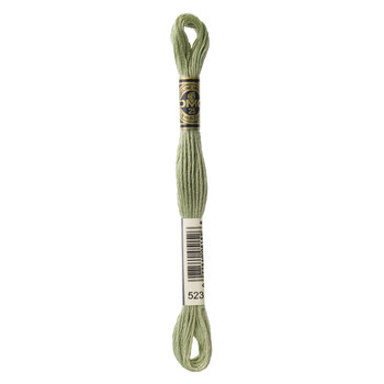 DMC 523 Light Fern Green - 6 Strand Embroidery Floss, Image