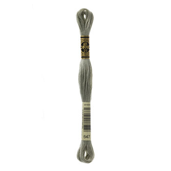 DMC 647 Medium Beaver Gray - 6 Strand Embroidery Floss