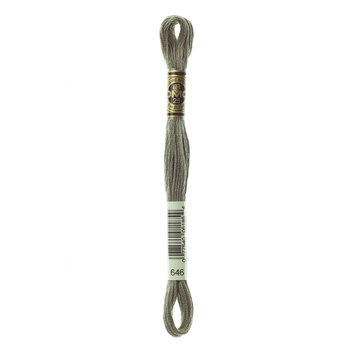 DMC 646 Dark Beaver Gray - 6 Strand Embroidery Floss