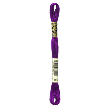 DMC 550 Very Dark Violet - 6 Strand Embroidery Floss