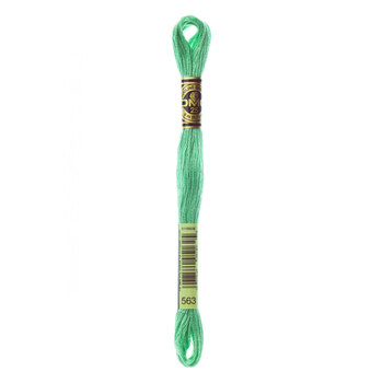 DMC 563 Light Jade - 6 Strand Embroidery Floss, Image