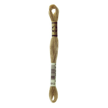 DMC 612 Light Drab Brown - 6 Strand Embroidery Floss, Image