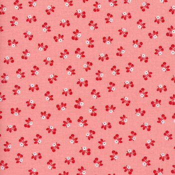 Calico C12848-CORAL by Lori Holt for Riley Blake Designs, Image