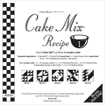 Cake Mix Recipe 1 - 44ct, Image