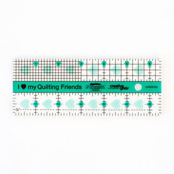 Creative Grids I Love My Quilting Friends Ruler - 2-1/2