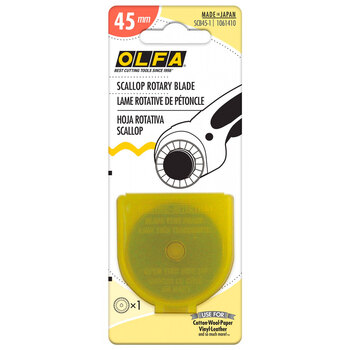 Olfa 45mm Scallop Rotary Blade, Image