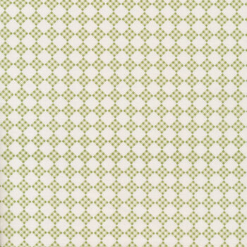 Lucky Charms A-409-L White Plaid by Andover Fabrics, Image