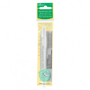 Clover White Marking Pen - Fine Tip