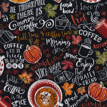 Keep It Spicy GAIL-C7034 PSL Pumpkin Spice by Gail Cadden for Timeless Treasures Fabrics, Image