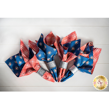  Cloth Napkins Kit - Belle Isle - Makes 4