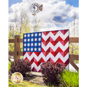  Strippy Stars Chevron Flag Kit - Star Spangled, Image