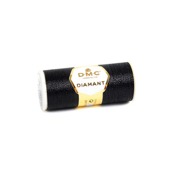 DMC Diamant Metallic Needlework Thread - Black #380-D310