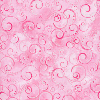 Pearl Splendor 12707P-23 Flamingo Pink by Kanvas Studio for Benartex, Image