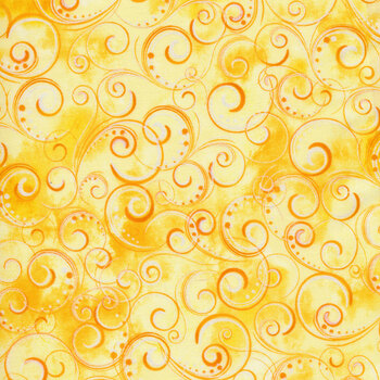 Pearl Splendor 12707P-31 Sunshine Yellow by Kanvas Studio for Benartex, Image