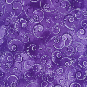 Pearl Splendor 12707P-66 Purple by Kanvas Studio for Benartex, Image