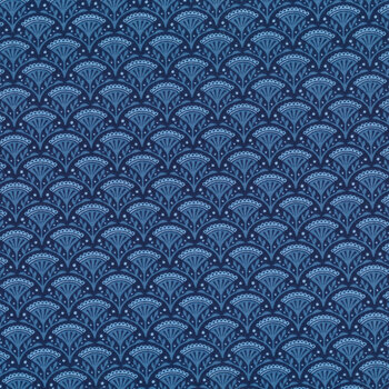 Wander Lane 13602-11 Navy by Nancy Halvorsen for Benartex, Image