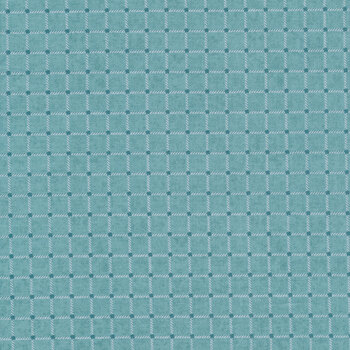 Wander Lane 13604-24 Aqua by Nancy Halvorsen for Benartex, Image