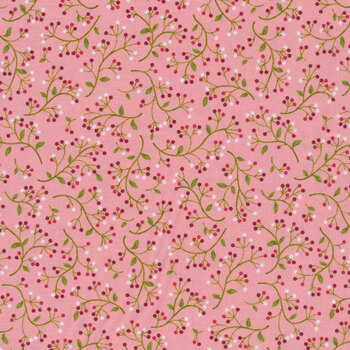 Wander Lane 13605-27 Coral by Nancy Halvorsen for Benartex, Image