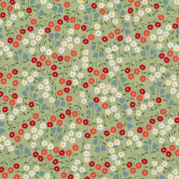 Forget-Me-Not 53011-9-Leaf by Windham Fabrics, Image