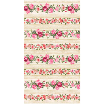 Romance ROSE-CD1722 NATURAL by Timeless Treasures Fabrics, Image