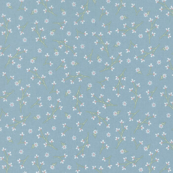 Kimberbell Basics Refreshed MAS8260-B Blue Pretty Petals by Maywood Studio