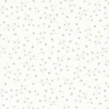 Kimberbell Basics Refreshed MAS8260-W2 White Pretty Petals by Maywood Studio