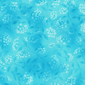 Fusions 21319-466 Cyan by Robert Kaufman Fabrics REM, Image