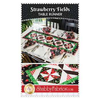 Strawberry Fields Table Runner Pattern - PDF Download, Image