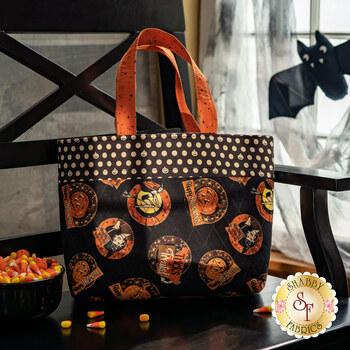 SAMPLE - Fat Quarter Tote - Retro Halloween, Image