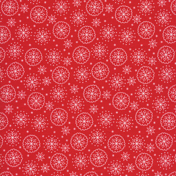 Holiday Essentials - Christmas 20742-13 Berry by Stacy Iest Hsu for Moda Fabrics, Image