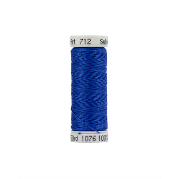 Sulky 12wt Cotton Thread #1076 Royal Blue - 50yd, Image