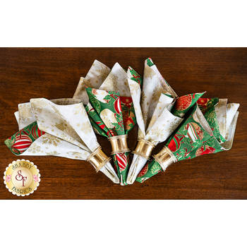 SAMPLE - Cloth Napkins - Holiday Flourish 15 (Holiday), Image