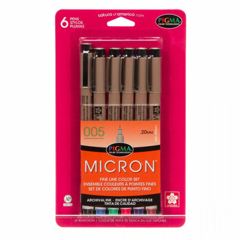 Micron 005 Pen Set - 6 Colors, Image