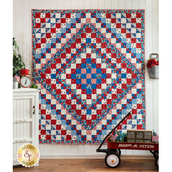 SAMPLE - Trip Around The World Quilt - America the Beautiful
