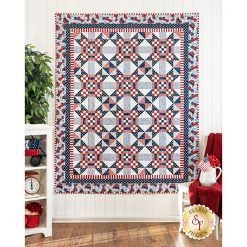 SAMPLE - Tic Tac Stars Quilt - Land That I Love