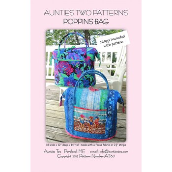 Poppins Bag Pattern - Includes Stays, Image