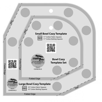 Creative Grids Bowl Cozy Template Set - #CGRBOWLS, Image