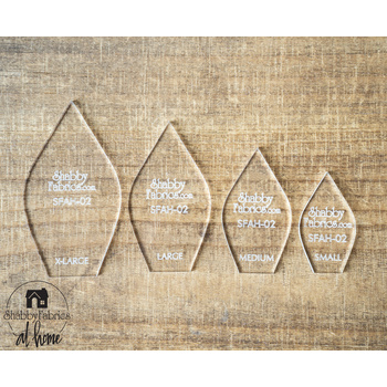 Acrylic Leaf Templates - Set of 4