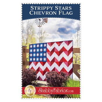 Strippy Stars Chevron Flag Pattern, Image