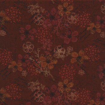 Froth and Bubble 2925-88 Red by Janet Rae Nesbitt for Henry Glass Fabrics, Image