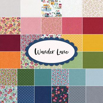 Wander Lane  32 FQ Set by Nancy Halvorsen for Benartex, Image