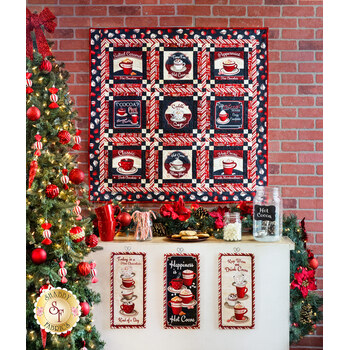 SAMPLE - Time For Hot Cocoa Quilt & Wall Hangings