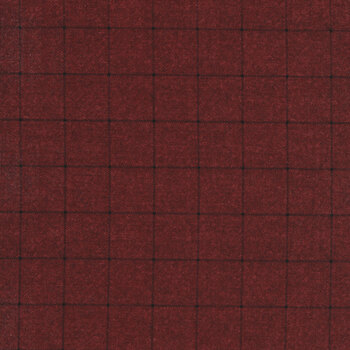 A Wooly Autumn 10358-22 Cranberry by Benartex REM, Image